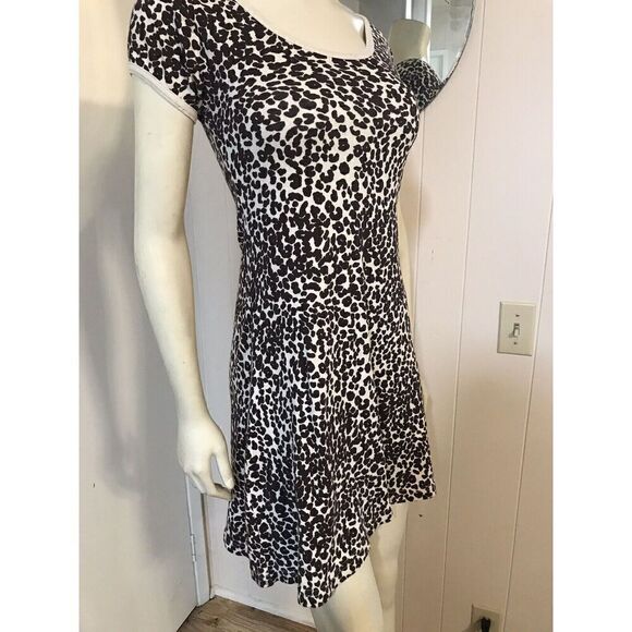 Earthlings Ojai Big Girls Size Large Organic Cotton Leopard Print Dress - Picture 5 of 6